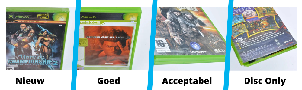 Kies de juiste staat van je disc games.