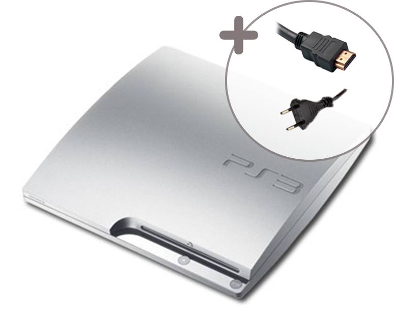 Sony PlayStation 3 Slim Silver Console - 120GB
