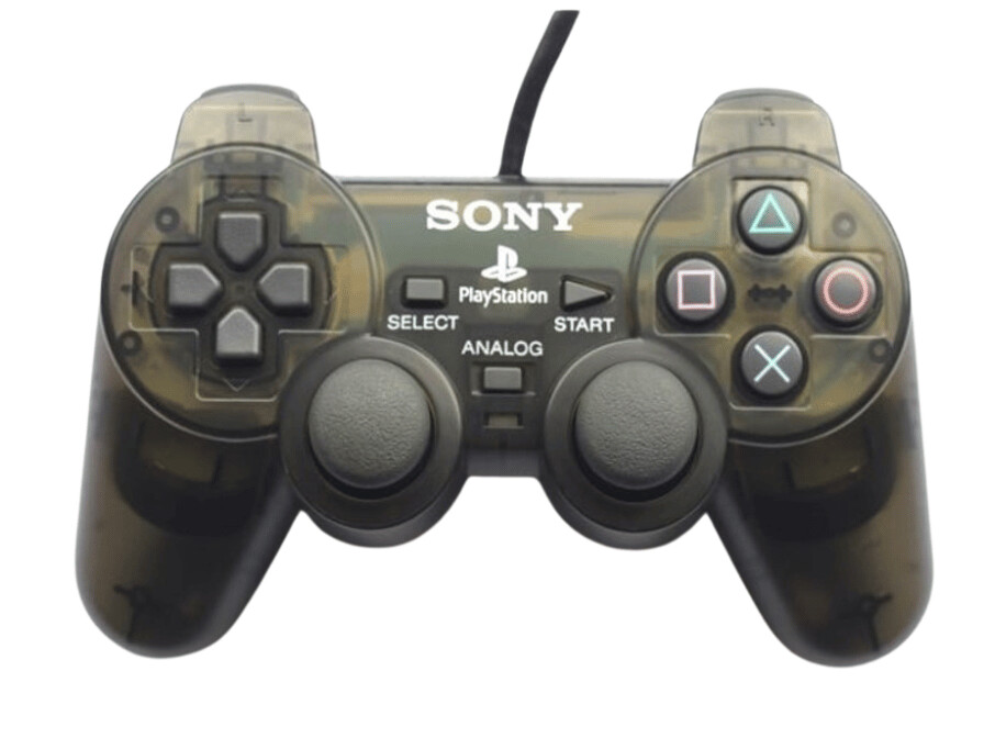 Sony DualShock Playstation 1 Controller - Smoke Grey