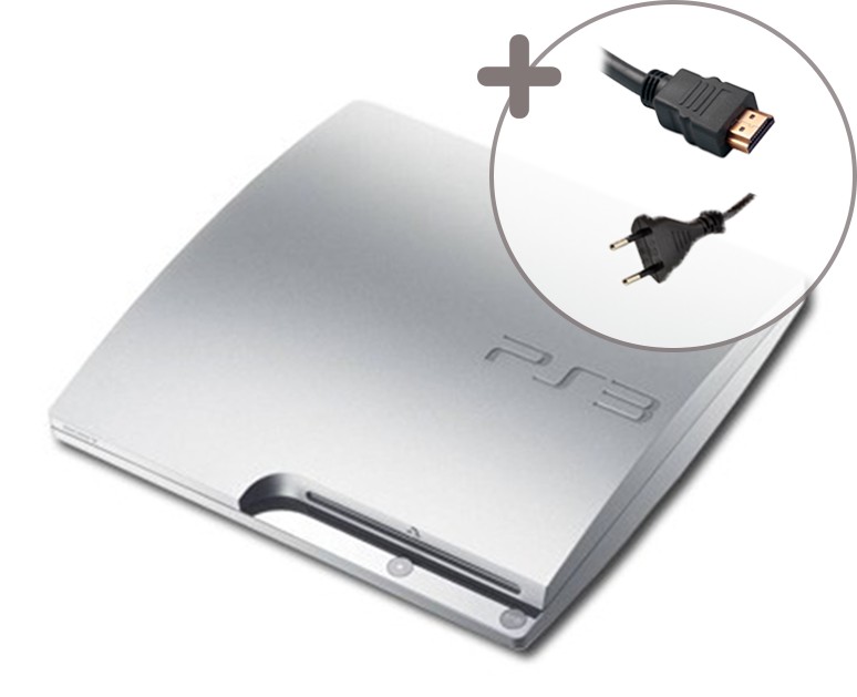 Sony PlayStation 3 Slim Silver Console - 320GB