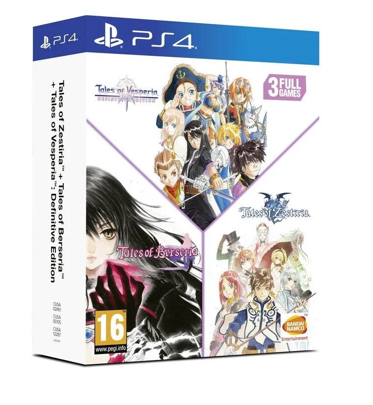 Tales of Zestiria + Tales of Berseria + Tales of Vesperia: Definitive Edition